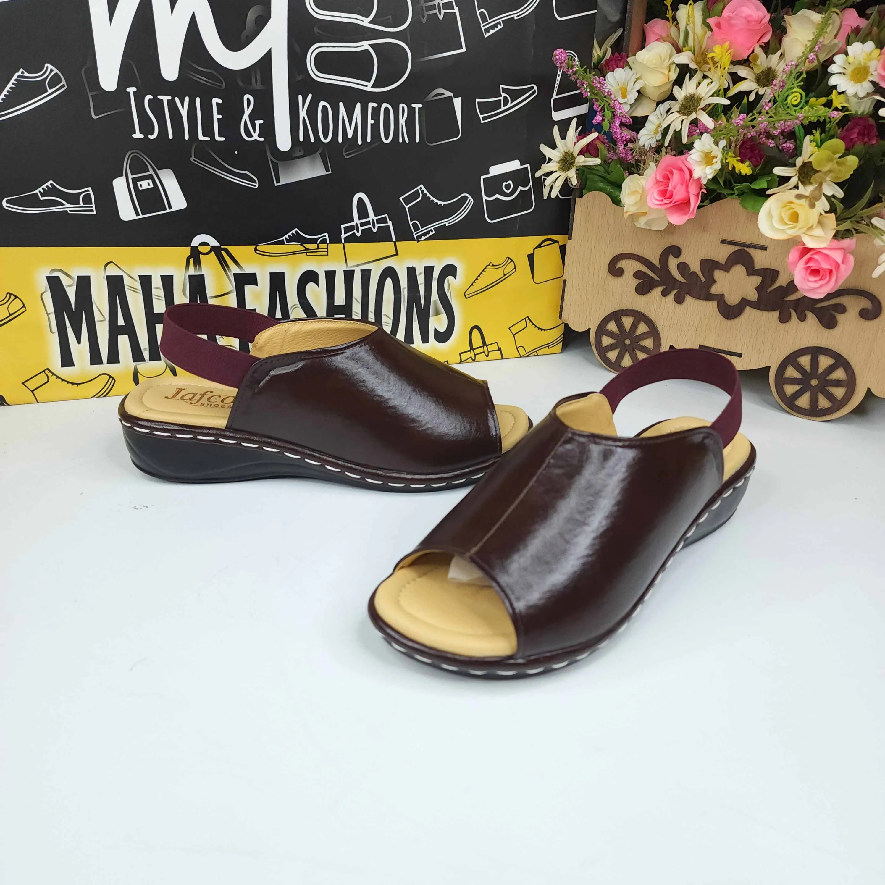 Maroon Women Sandals