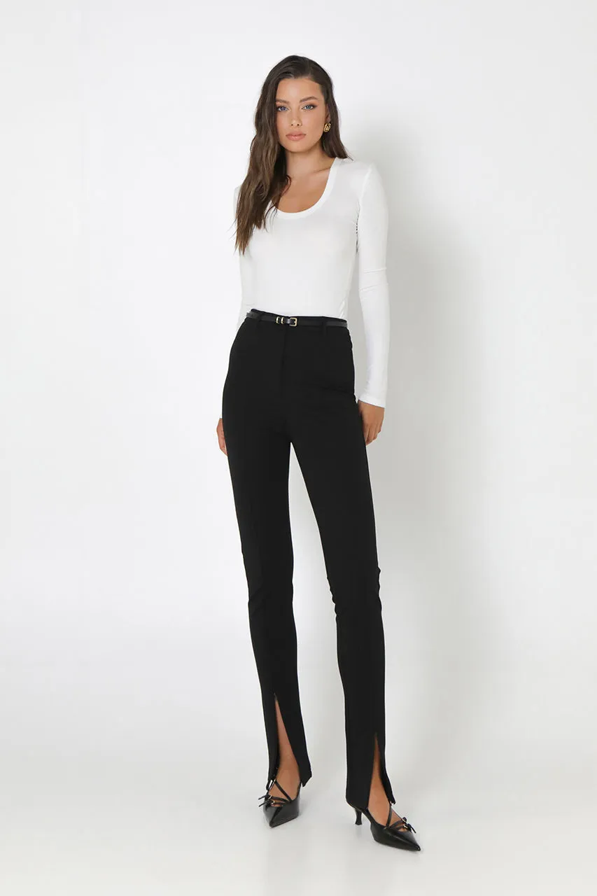 Mason Zip Pants | Black