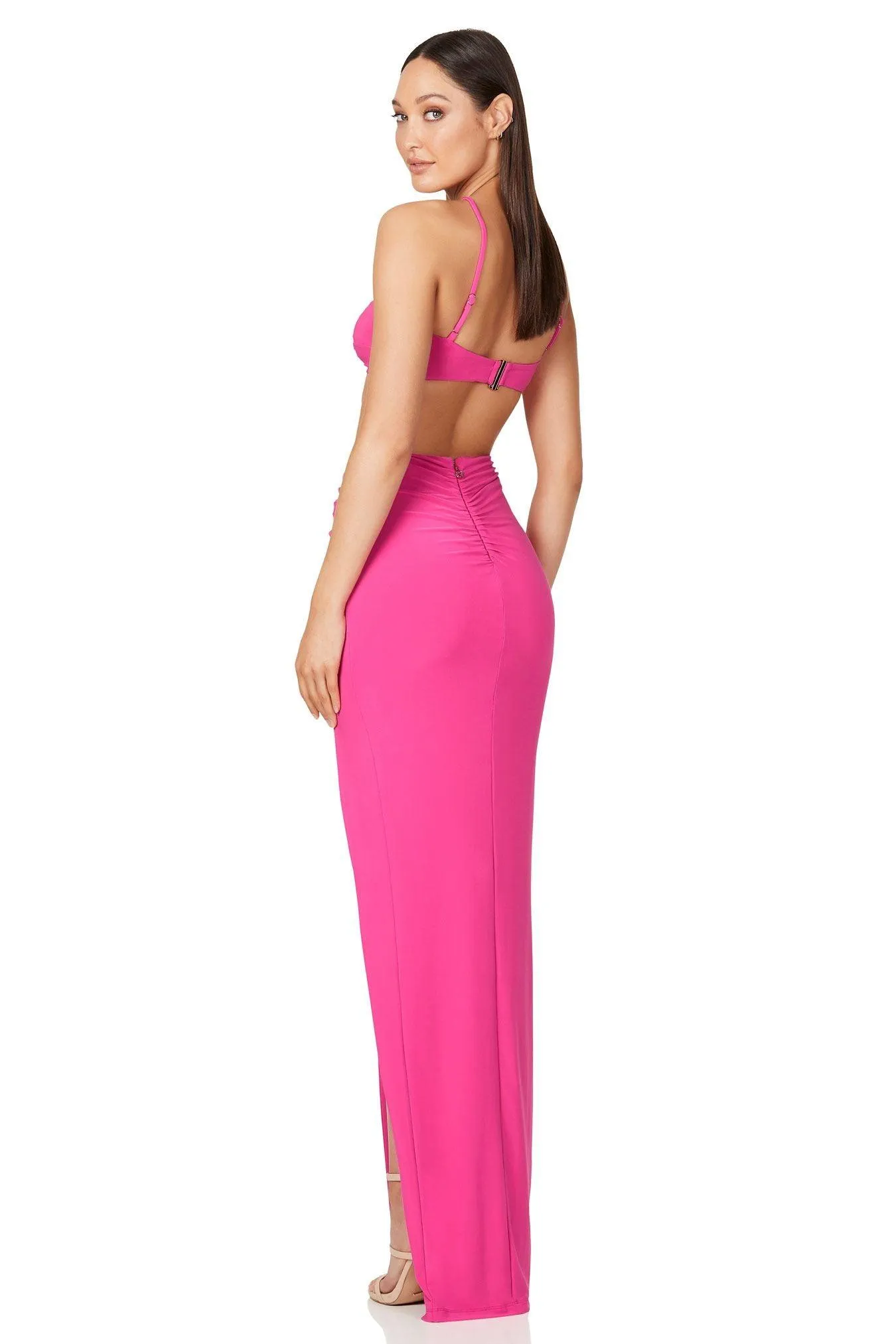 Nookie Jewel Skirt - Neon Pink