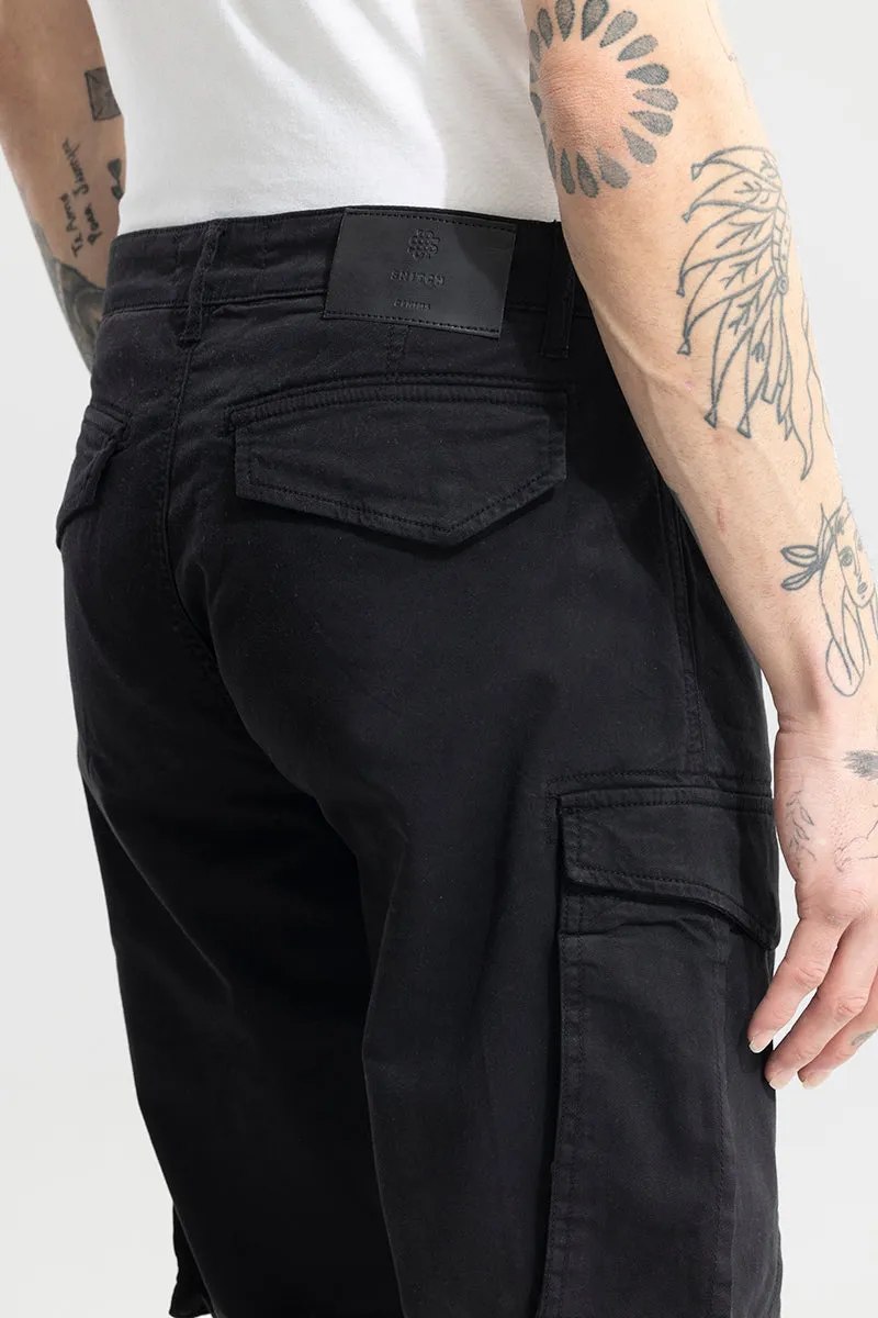 Outlander Black Cargo Pant