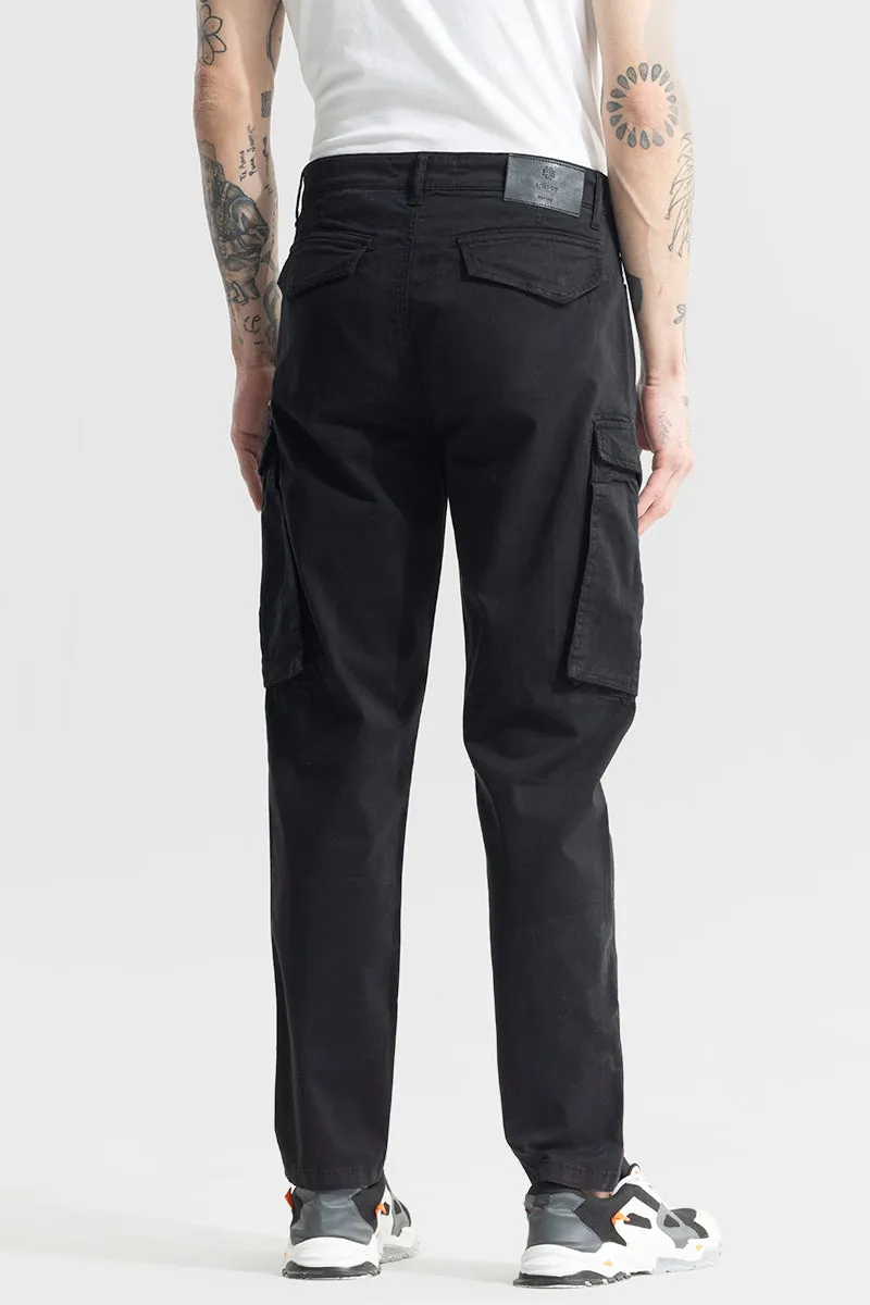 Outlander Black Cargo Pant