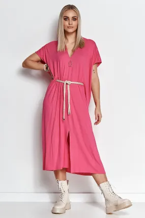 Oversized Boho Daydress in Pink