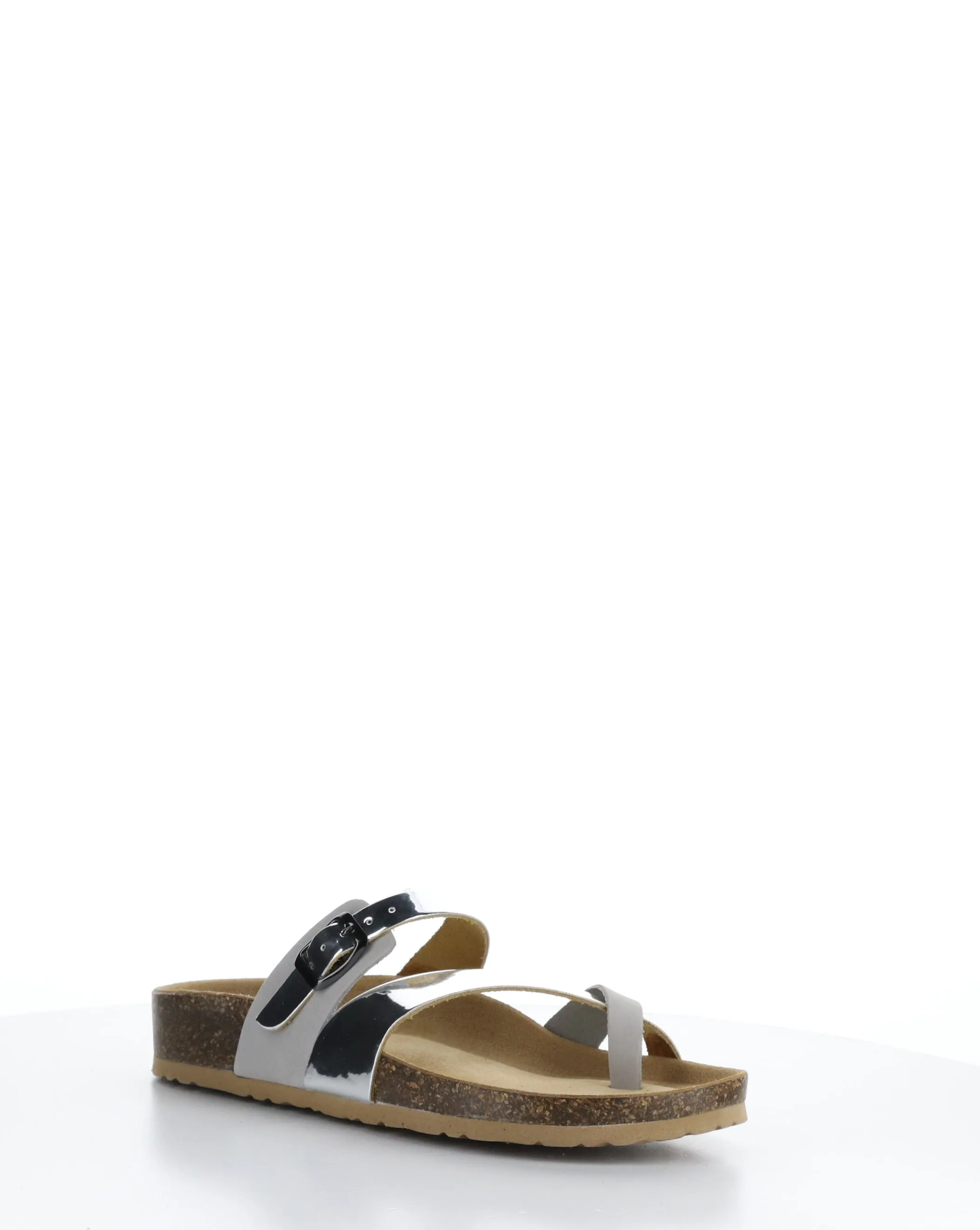 PARR PEARL/SILVER Slip-on Sandals