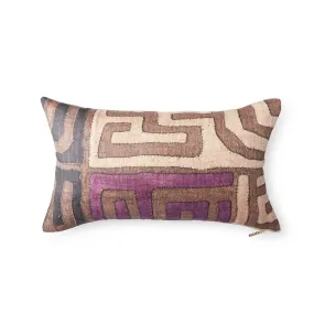 Patchwork Kuba Lumbar Pillow