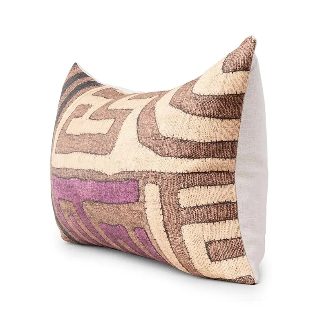 Patchwork Kuba Lumbar Pillow