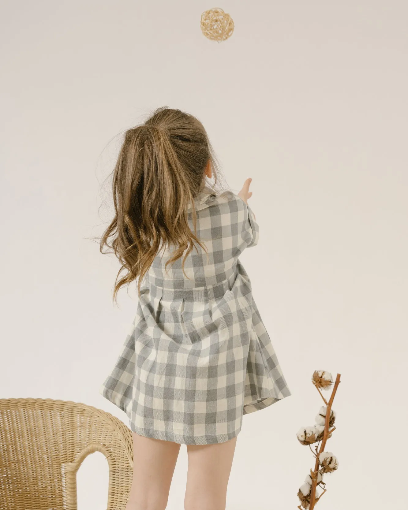 Pleated Shirtdress