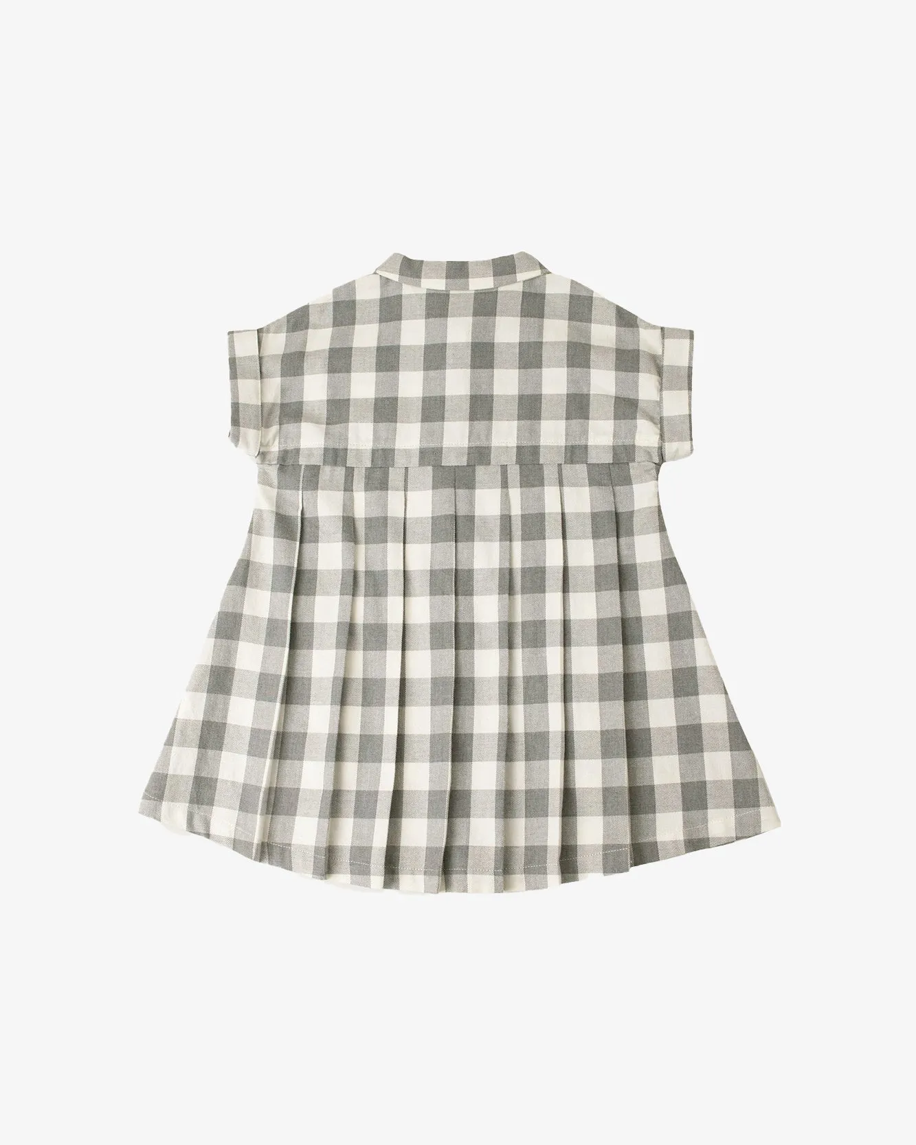 Pleated Shirtdress