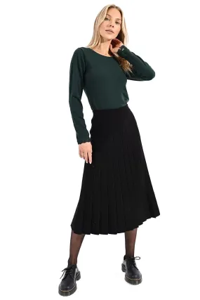 Pleated Skirt - Black