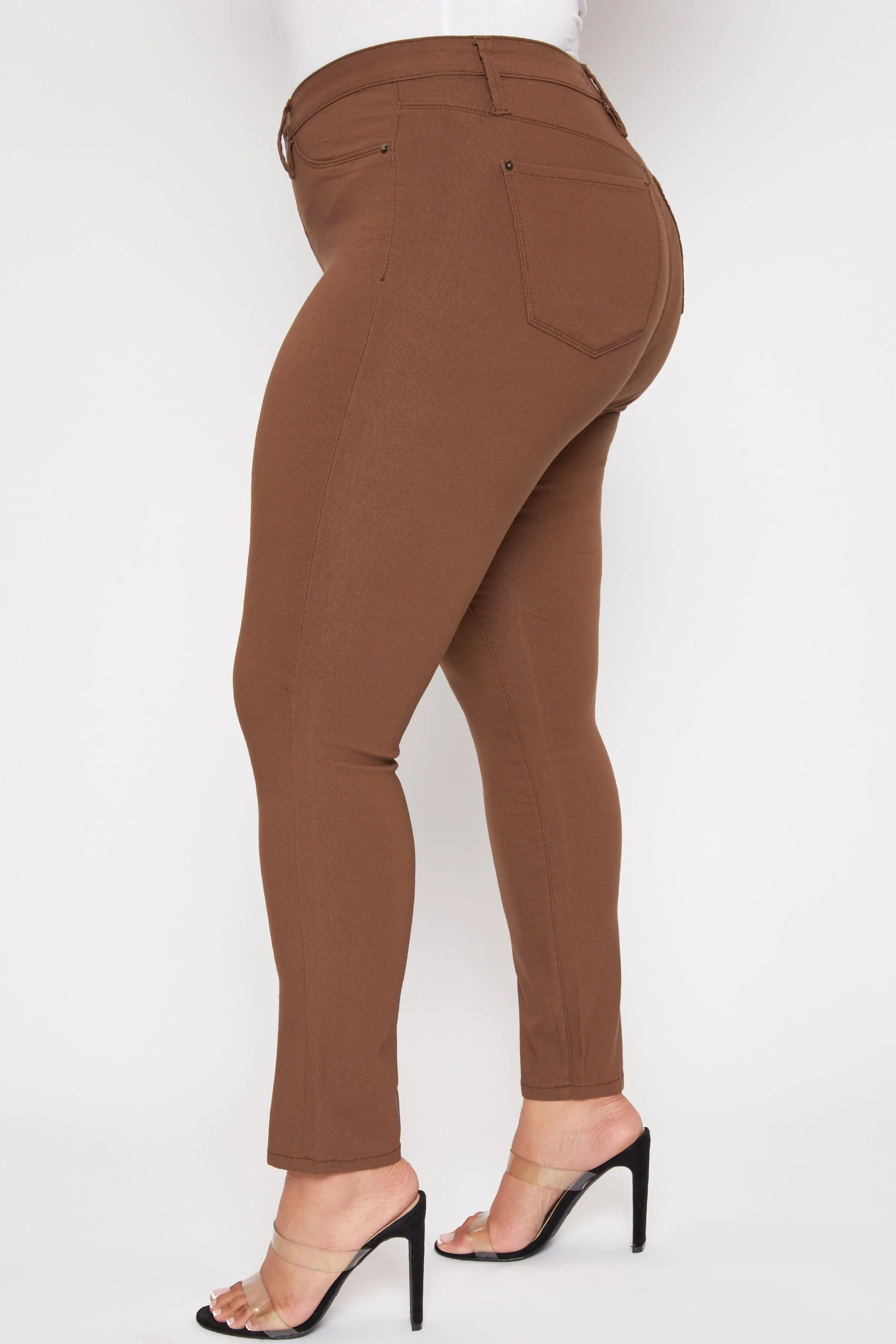 Plus Size Women's Hyperstretch Forever Color Skinny Pants - Warm Tones