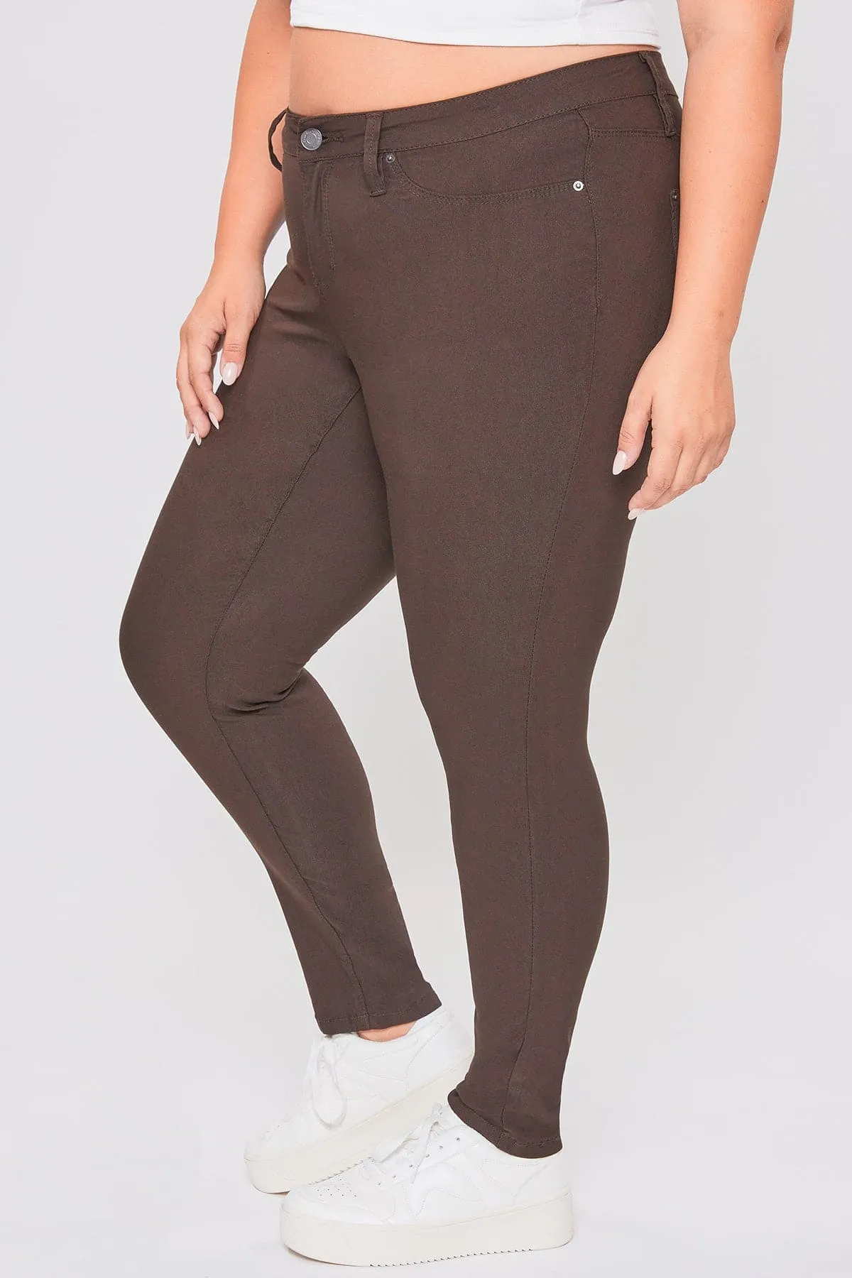 Plus Size Women's Hyperstretch Forever Color Skinny Pants - Warm Tones