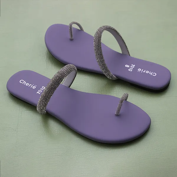 Purple Fancy Slippers for women