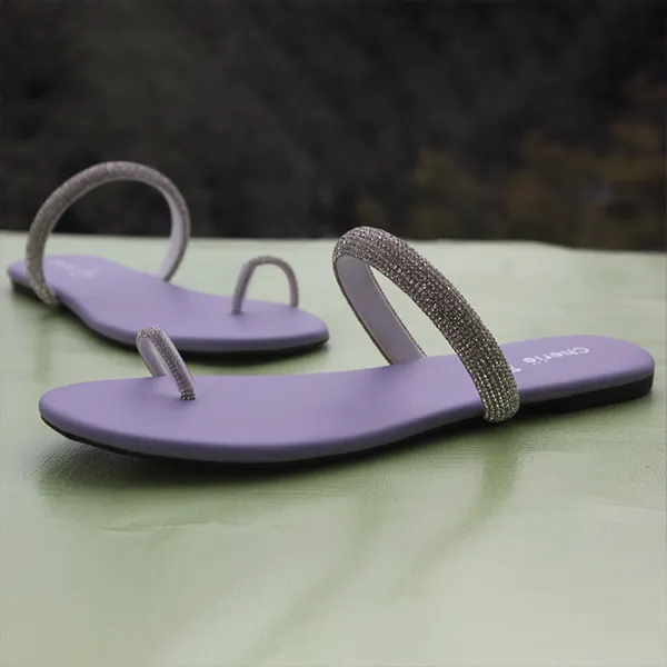 Purple Fancy Slippers for women