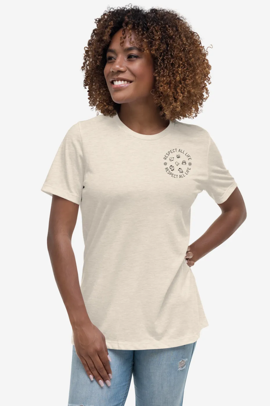 Respect All Life Women's Relaxed T-Shirt