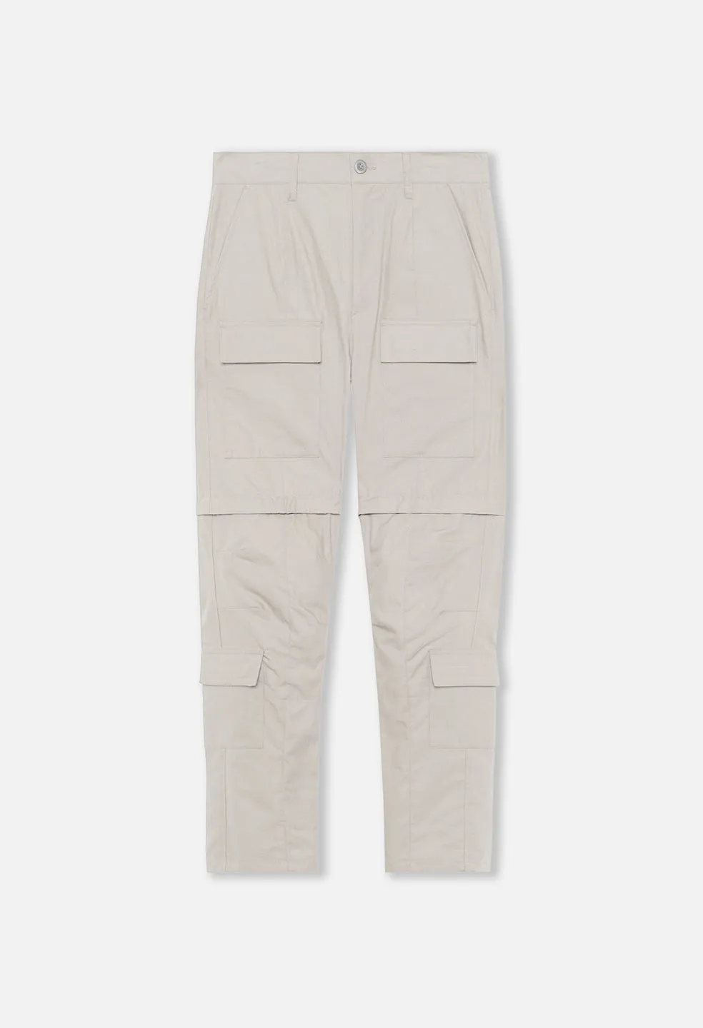 Rip Stop Zip Cargo Pant / Tan