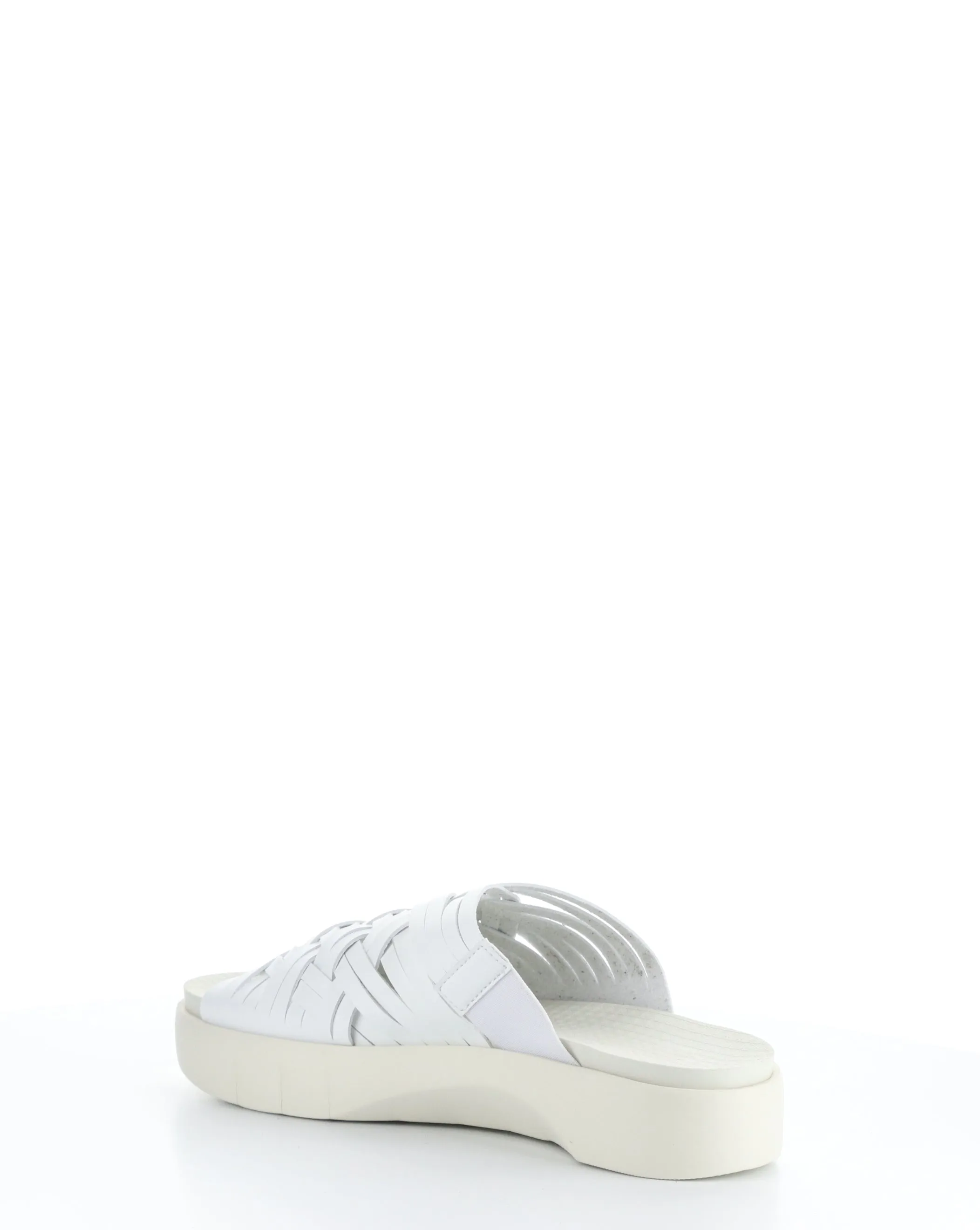 RISED WHITE Slip-on Sandals