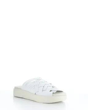 RISED WHITE Slip-on Sandals