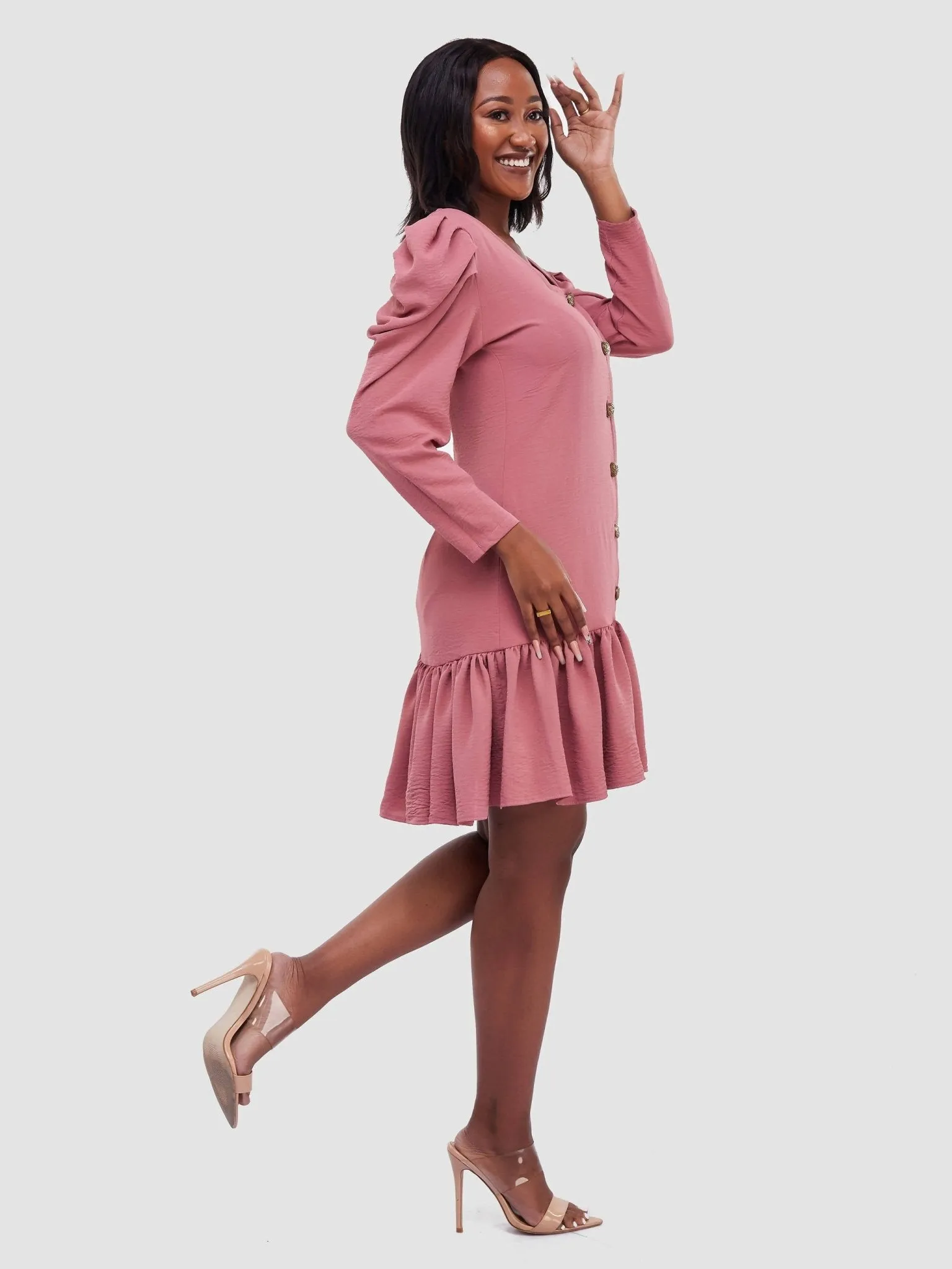 Salok Coko Shift Dress - Pink