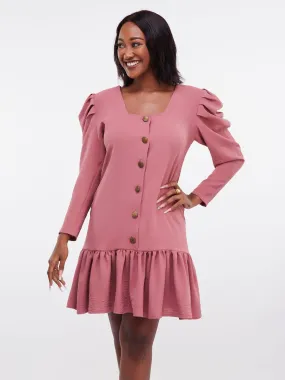 Salok Coko Shift Dress - Pink