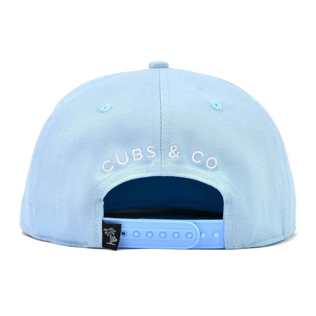 Snapback Hat - Blue Palm (Kids-Adults)