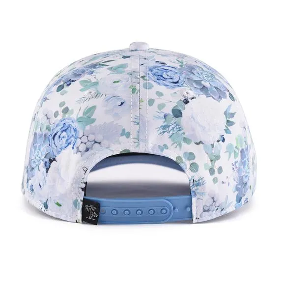 Snapback Hat - Floral Blue (Kids-Adults)