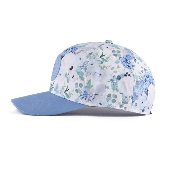 Snapback Hat - Floral Blue (Kids-Adults)