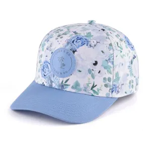 Snapback Hat - Floral Blue (Kids-Adults)