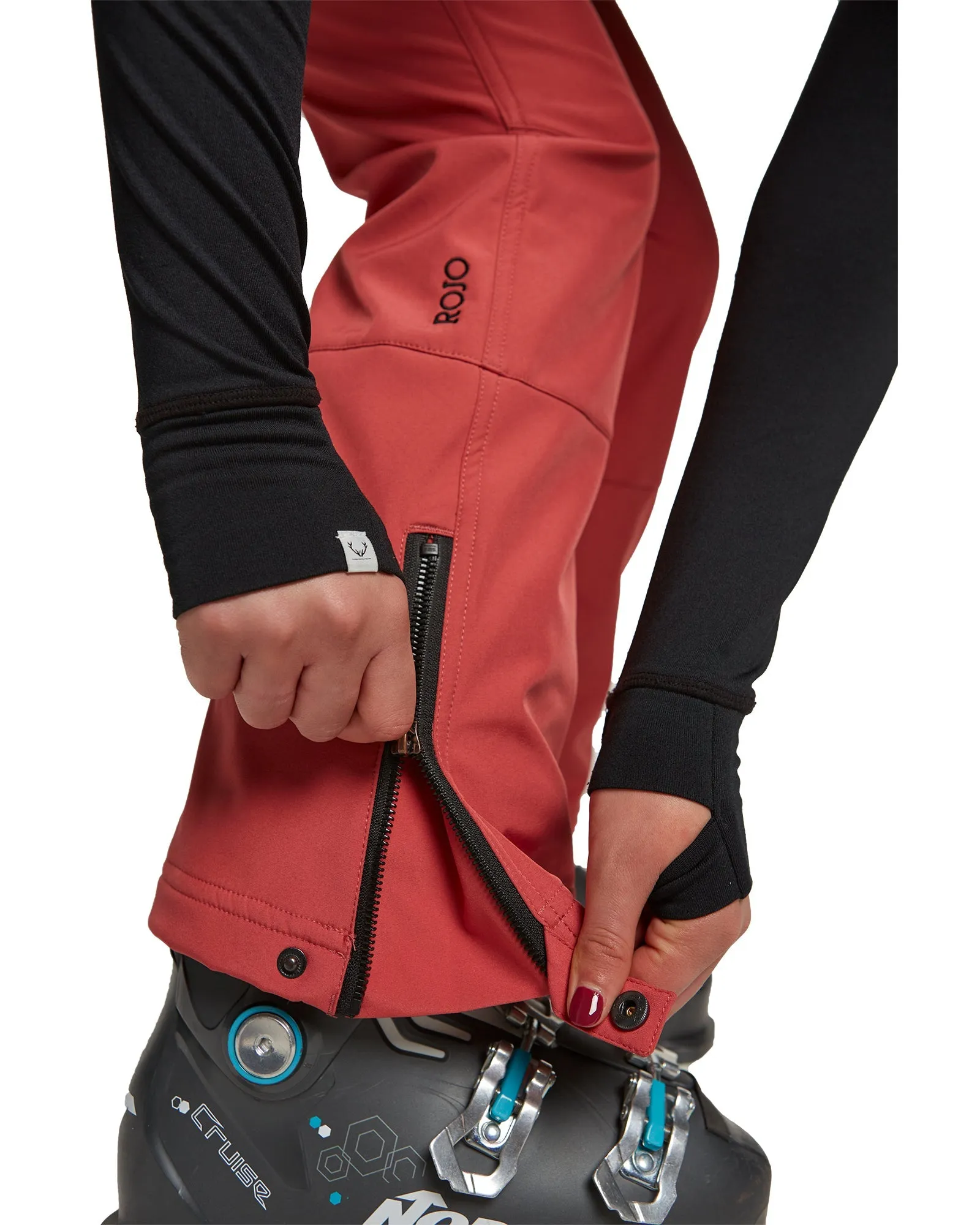 SOFTSHELL HIGH RISE PANT - MINERAL RED