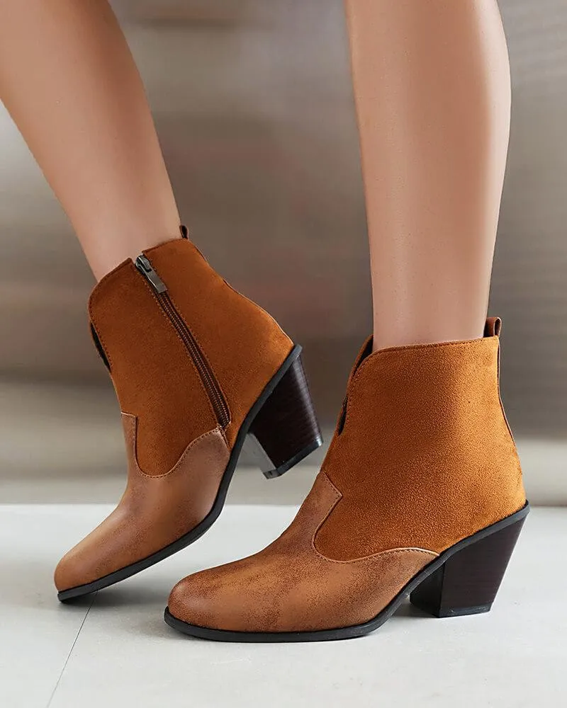 Split Joint Ankle Boots