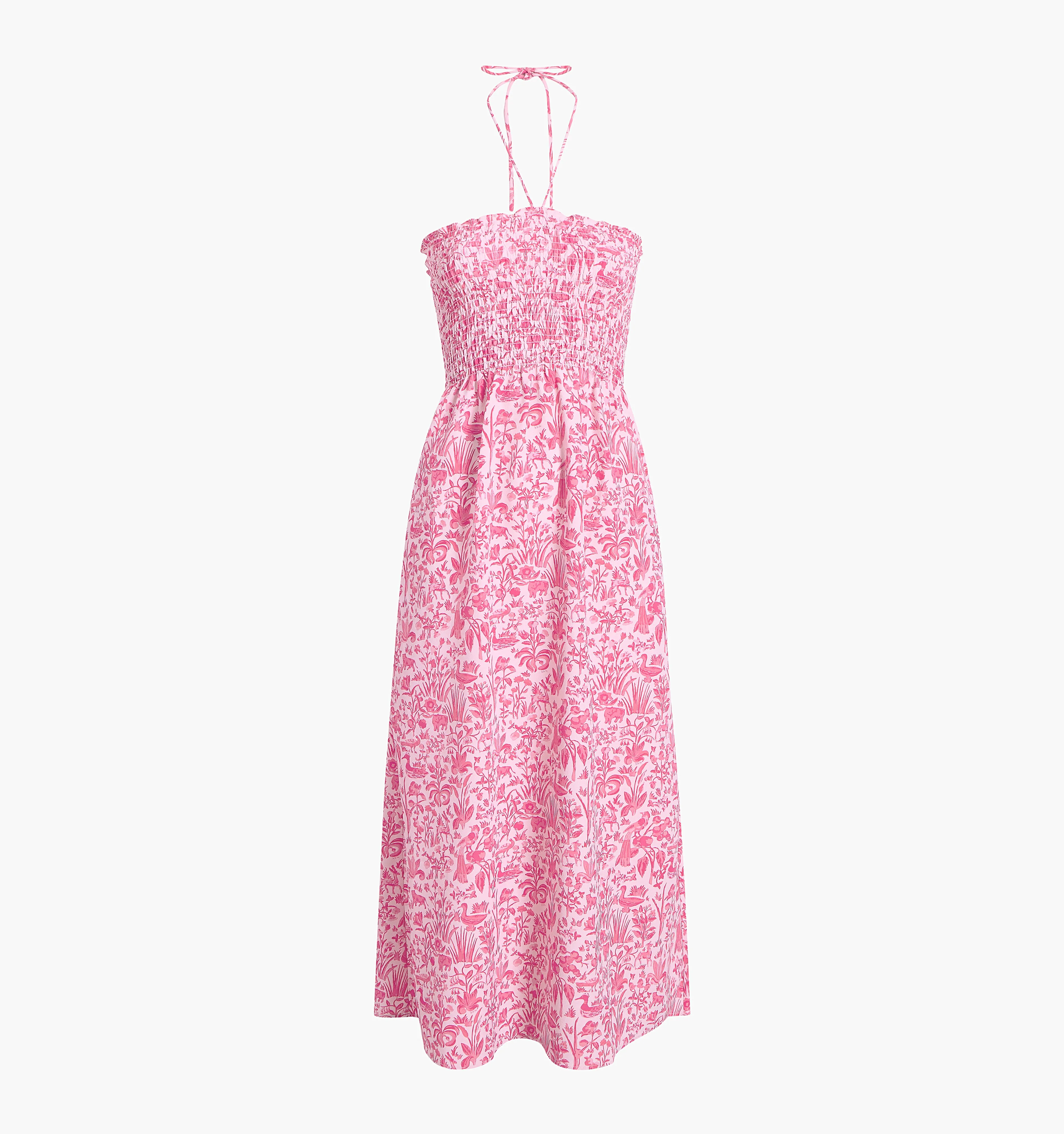 The Lucy Dress - Strawberry Daiquiri Sherwood Forest