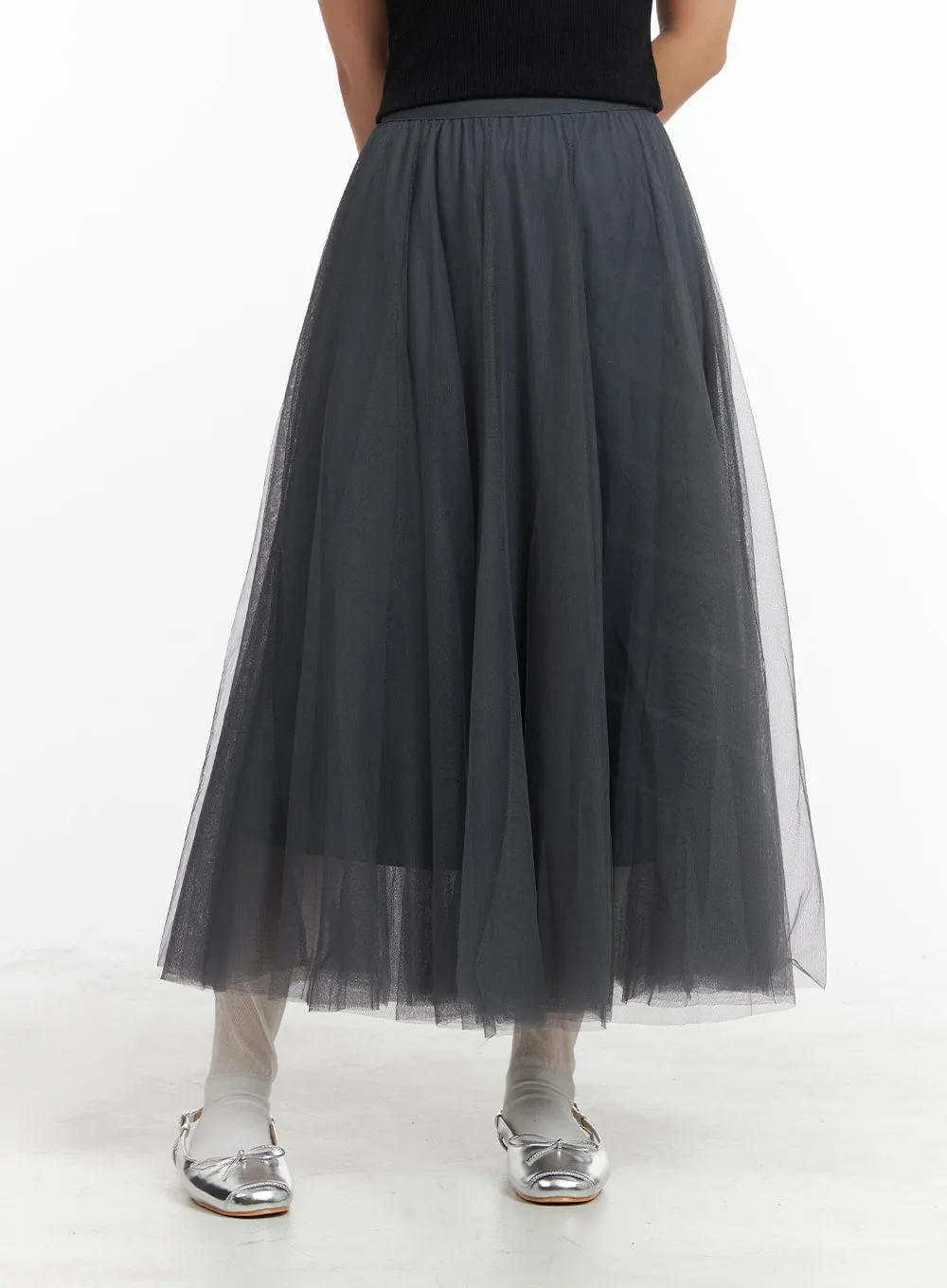 Tulle Maxi Skirt OM427