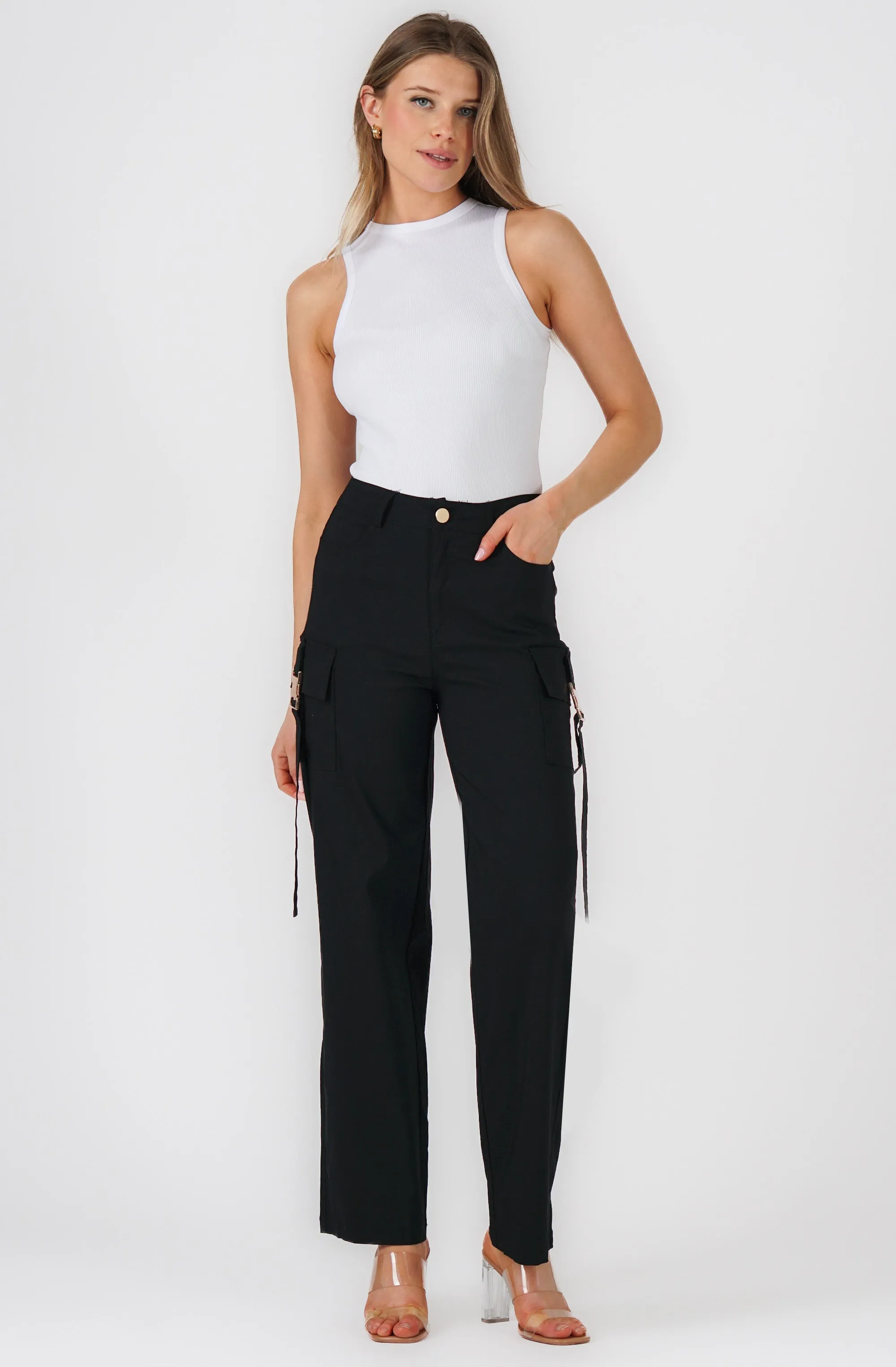 Wide Leg Cargo Pant