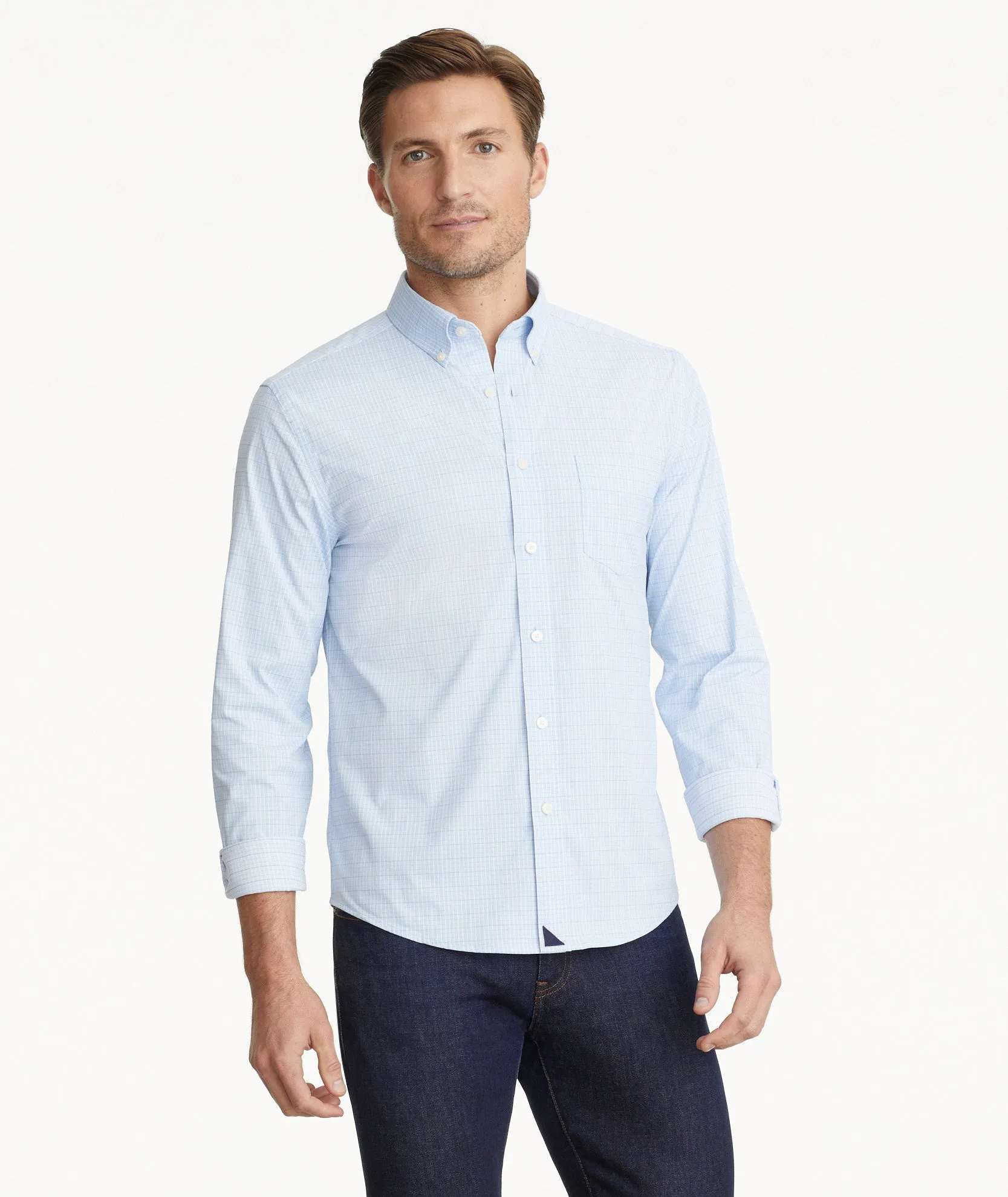 Wrinkle-Free Performance Griffin Shirt