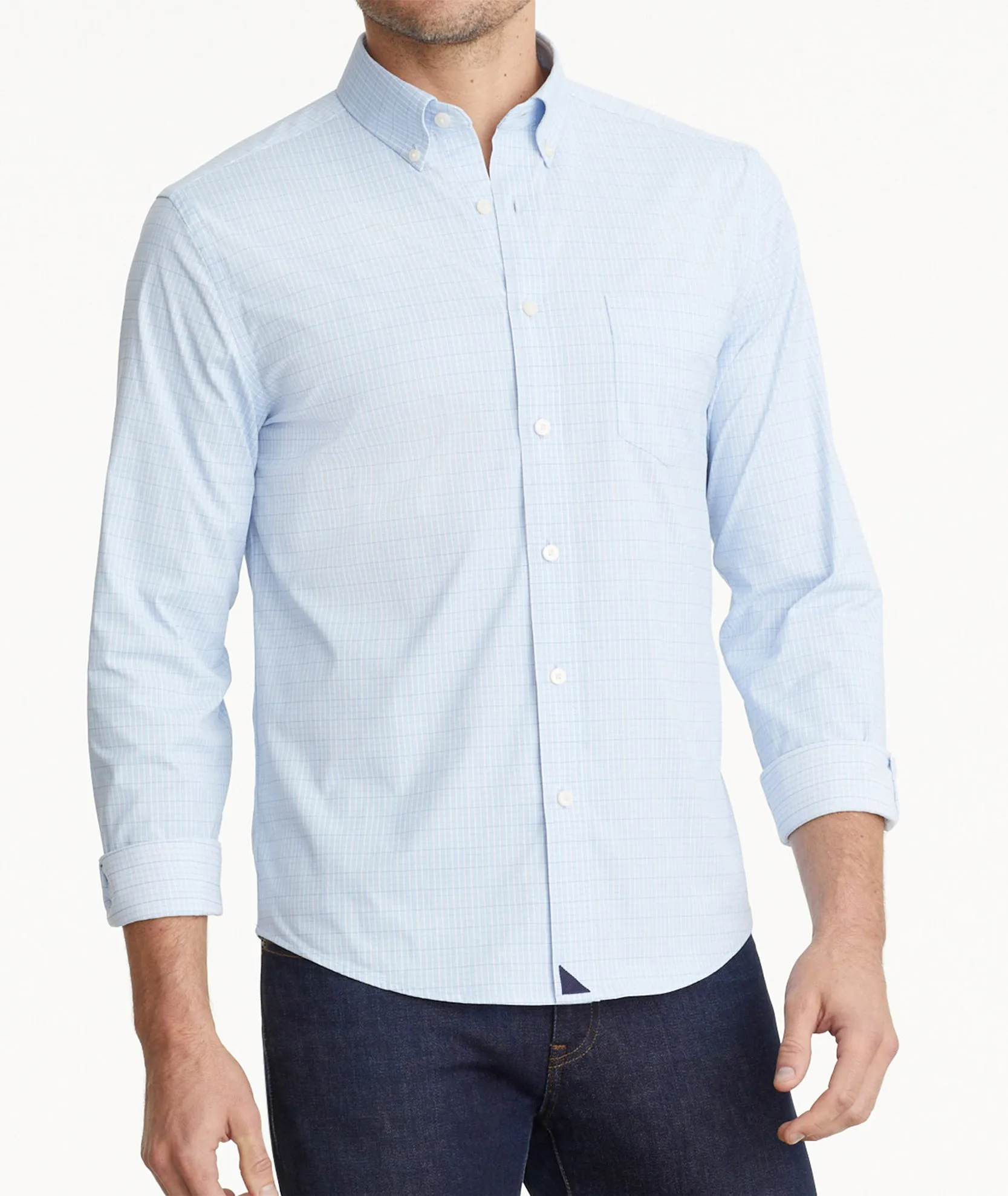 Wrinkle-Free Performance Griffin Shirt