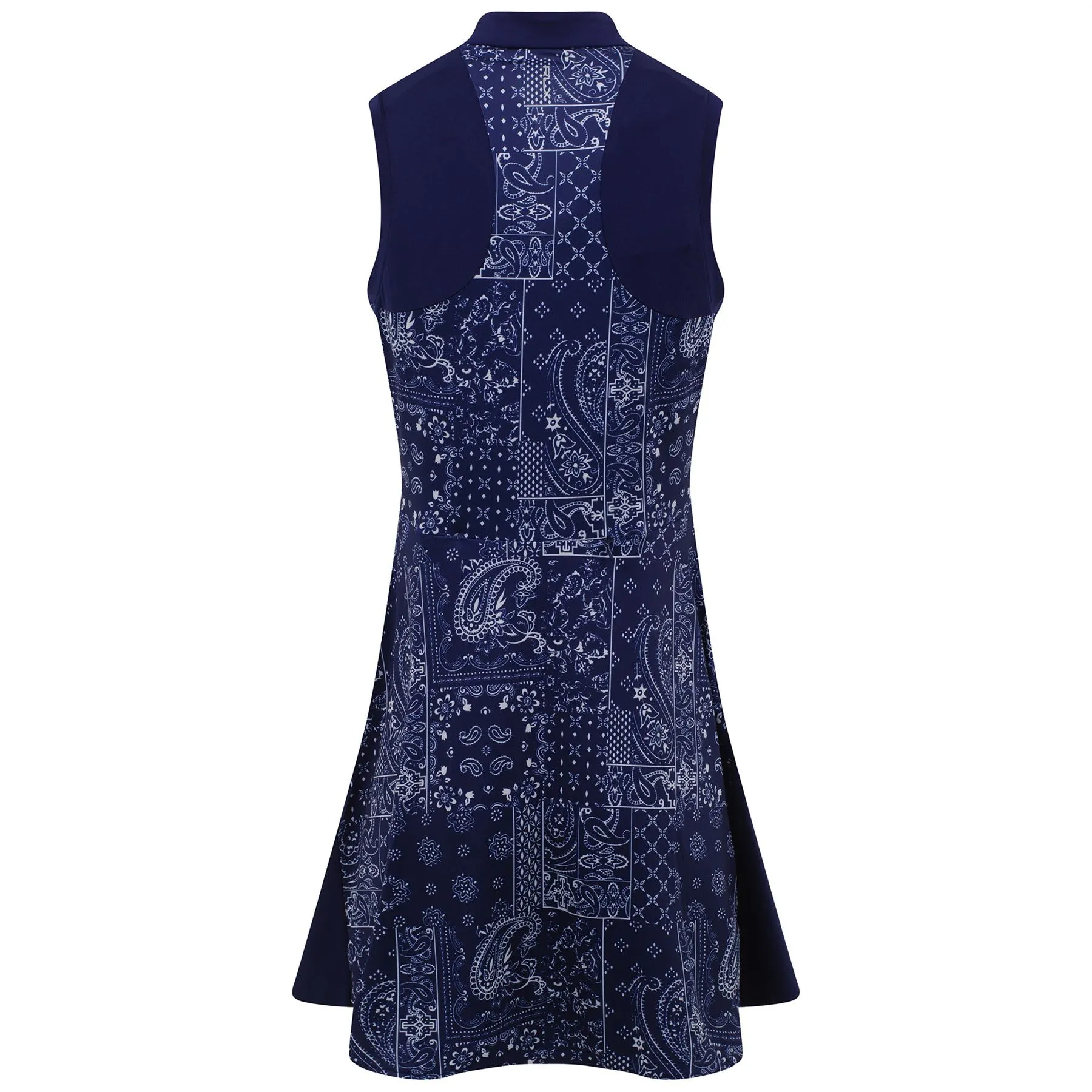 X TRENDYGOLF Womens Bandana Patchwork Sleeveless Dress - 2024