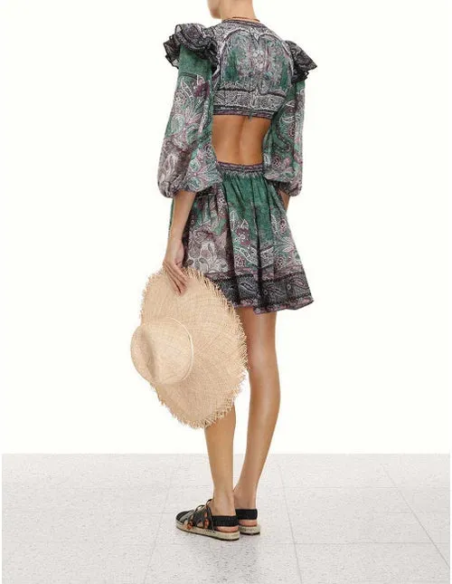 ZIMMERMANN Anneke Ruffle Mini Dress