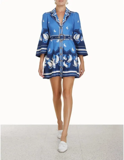 ZIMMERMANN High Tide Mini Shirt Dress