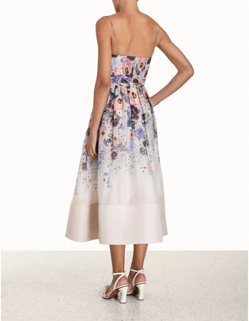 ZIMMERMANN Tama Corset Midi Dress